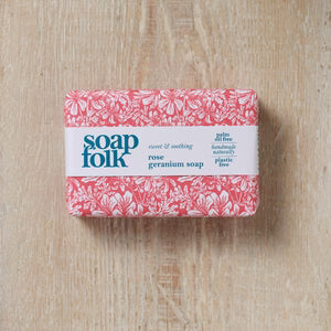 Soap Folk Rose Geranium